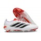 Crampons Adidas Predator 26 Elite FG Blanc Noir Rouge
