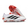 Crampons Adidas Predator 26 Elite FG Blanc Noir Rouge