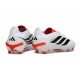 Crampons Adidas Predator 26 Elite FG Blanc Noir Rouge