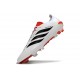 Crampons Adidas Predator 26 Elite FG Blanc Noir Rouge