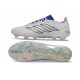 Adidas Predator Elite Low FG Nouvelles Blanc Bleu