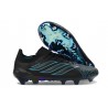 Adidas Predator Elite Low FG Nouvelles Noir Bleu