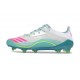  adidas F50 Elite FG X Messi Blanc Ftwr Rose Lucide Flash Aqua