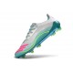  adidas F50 Elite FG X Messi Blanc Ftwr Rose Lucide Flash Aqua
