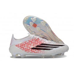 adidas F50 Elite FG Lamine Yamal Blanc Ftwr Noir Rouge Lucide