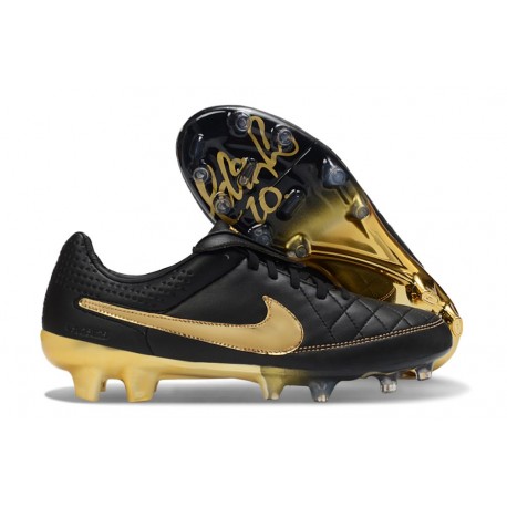 Nike Tiempo Maestro Elite FG Nouveaux Noir Or