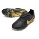 Nike Tiempo Maestro Elite FG Nouveaux Noir Or