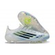 Chaussures de Foot adidas F50 Elite FG Blanc Bleu Noir
