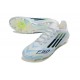 Chaussures de Foot adidas F50 Elite FG Blanc Bleu Noir
