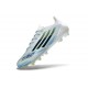 Chaussures de Foot adidas F50 Elite FG Blanc Bleu Noir