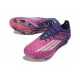 Chaussures de football adidas F50+ Elite FG Rose Violet Blanc