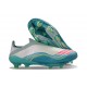 adidas Chaussures F50+ FG X Messi Blanc Ftwr Rose Lucide Flash Aqua