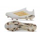 adidas Chaussures de football F50+ LL FG Blanc Or
