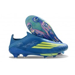 adidas F50+ LL FG X MESSI Equipe Bleu Royal Jaune Solaire Bleu Semi Eclatant
