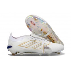 Adidas Predator 26 Elite Tongue FG Nouvelle Blanc Or
