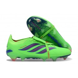 Adidas Predator 26 Elite Tongue FG Nouvelle Vert Violet