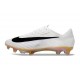 Chaussure Nike Mercurial Vapor XVII Elite FG Blanc Noir Or