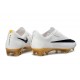 Chaussure Nike Mercurial Vapor XVII Elite FG Blanc Noir Or