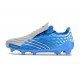 Crampons Nouvelle adidas F50 Elite FG Spider Bleu Argent