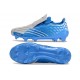 Crampons Nouvelle adidas F50 Elite FG Spider Bleu Argent