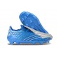 Crampons Nouvelle adidas F50 Elite FG Spider Bleu Argent