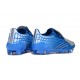Crampons Nouvelle adidas F50 Elite FG Spider Bleu Argent