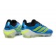 Adidas Predator Elite Low FG Nouvelles Bleu Vert Citron