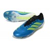 Adidas Predator Elite Low FG Nouvelles Bleu Vert Citron