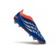 Crampons de Football Adidas Predator Elite Laceless FG Bleu Orange Vert Citron