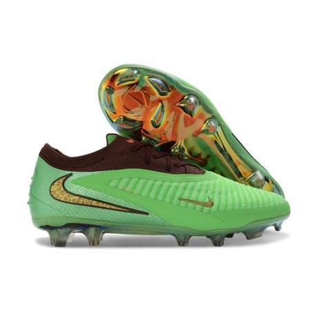 Nike Phantom 6 Elite Low FG Nouvelles Vert Or