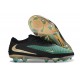 Chaussures Nike Phantom 6 Elite Low FG Vert Noir Or