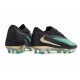 Chaussures Nike Phantom 6 Elite Low FG Vert Noir Or