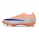Crampon de Football Nike Zoom Mercurial Vapor 17 Elite FG Orange Bleu
