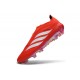 Chaussure de Foot Adidas Predator Elite LL FG Rouge Blanc