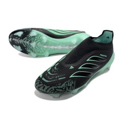Chaussure de Foot Adidas Predator Elite LL FG Noir Vert