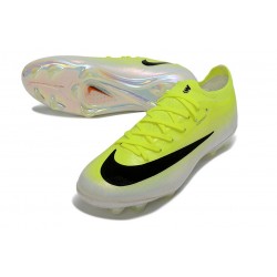 Crampon de Football Nike Zoom Mercurial Vapor 17 Elite FG Vert Jaune Fluo
