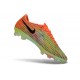 Crampon de Football Nike Zoom Mercurial Vapor 17 Elite FG Vert Orange Noir