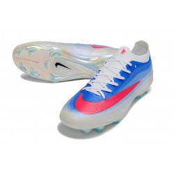 Crampon de Football Nike Zoom Mercurial Vapor 17 Elite FG Bleu Blanc Rouge