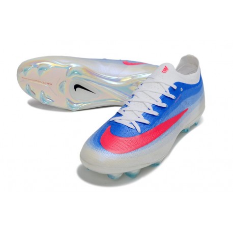 Crampon de Football Nike Zoom Mercurial Vapor 17 Elite FG Bleu Blanc Rouge