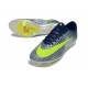 Crampon de Football Nike Zoom Mercurial Vapor 17 Elite FG Bleu Vert