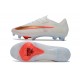 Crampon de Football Nike Zoom Mercurial Vapor 17 Elite FG Blanc Orange Or