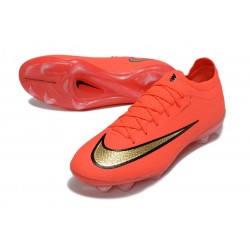Crampon de Football Nike Zoom Mercurial Vapor 17 Elite FG Rouge Or