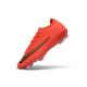 Crampon de Football Nike Zoom Mercurial Vapor 17 Elite FG Rouge Or