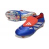 Crampons de Foot Adidas Predator Elite FT FG Bleu Argent Rouge