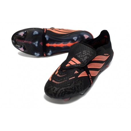 Crampons de Foot Adidas Predator Elite FT FG Noir Orange