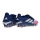 Crampons de Foot Adidas Predator Elite FT FG Rose Bleu Argent