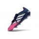 Crampons de Foot Adidas Predator Elite FT FG Rose Bleu Argent