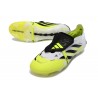 Crampons de Foot Adidas Predator Elite FT FG Blanc Noir Jaune
