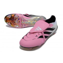 Crampons de Foot Adidas Predator Elite FT FG Rose Blanc Noir