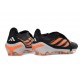 Adidas Chaussure Predator Elite Foldover Tongue FG Noir Orange
